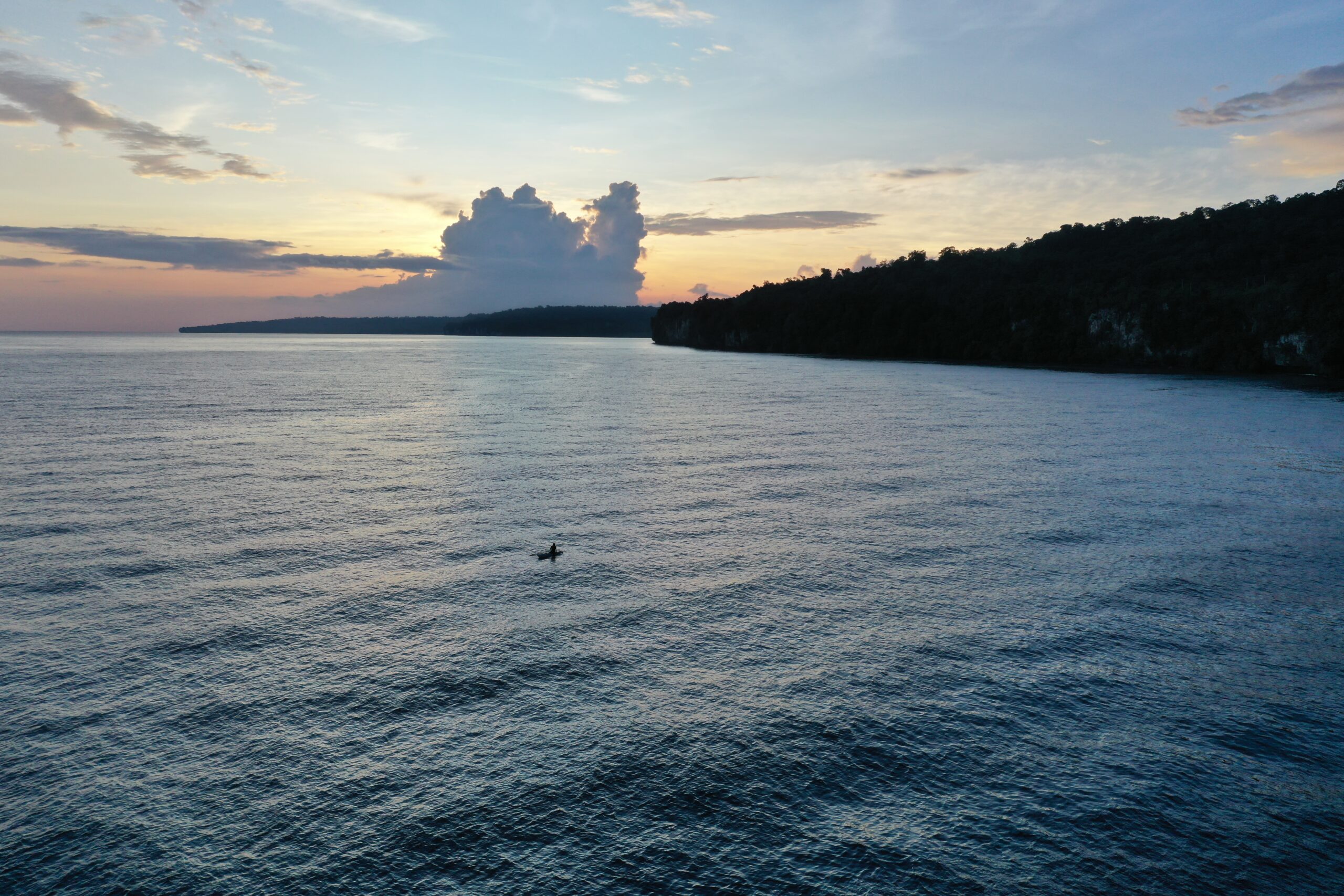 Aerial view of Biak, Papua